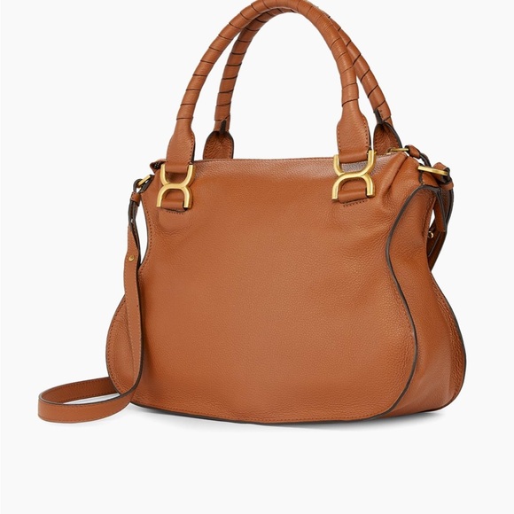 Chloe Marcie Medium Leather Satchel - Picture 2 of 13